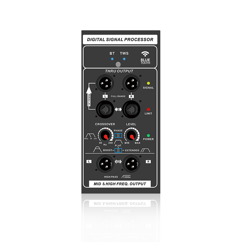 S18SUB: Průchozí výstup nebo High Pass Output s funkčním modulem Bluetooth TWS Subwoofer