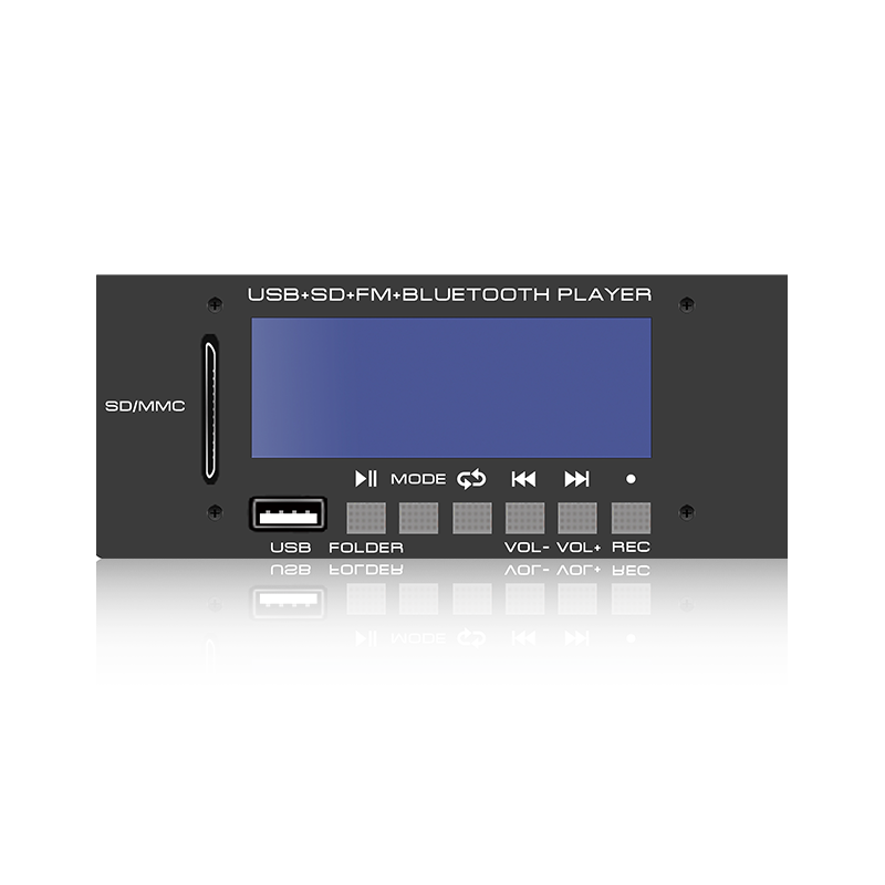 LCD6228: Šestitlačítkový SD/USB konektor MP3 přehrávač s LCD obrazovkou s Bluetooth, TWS