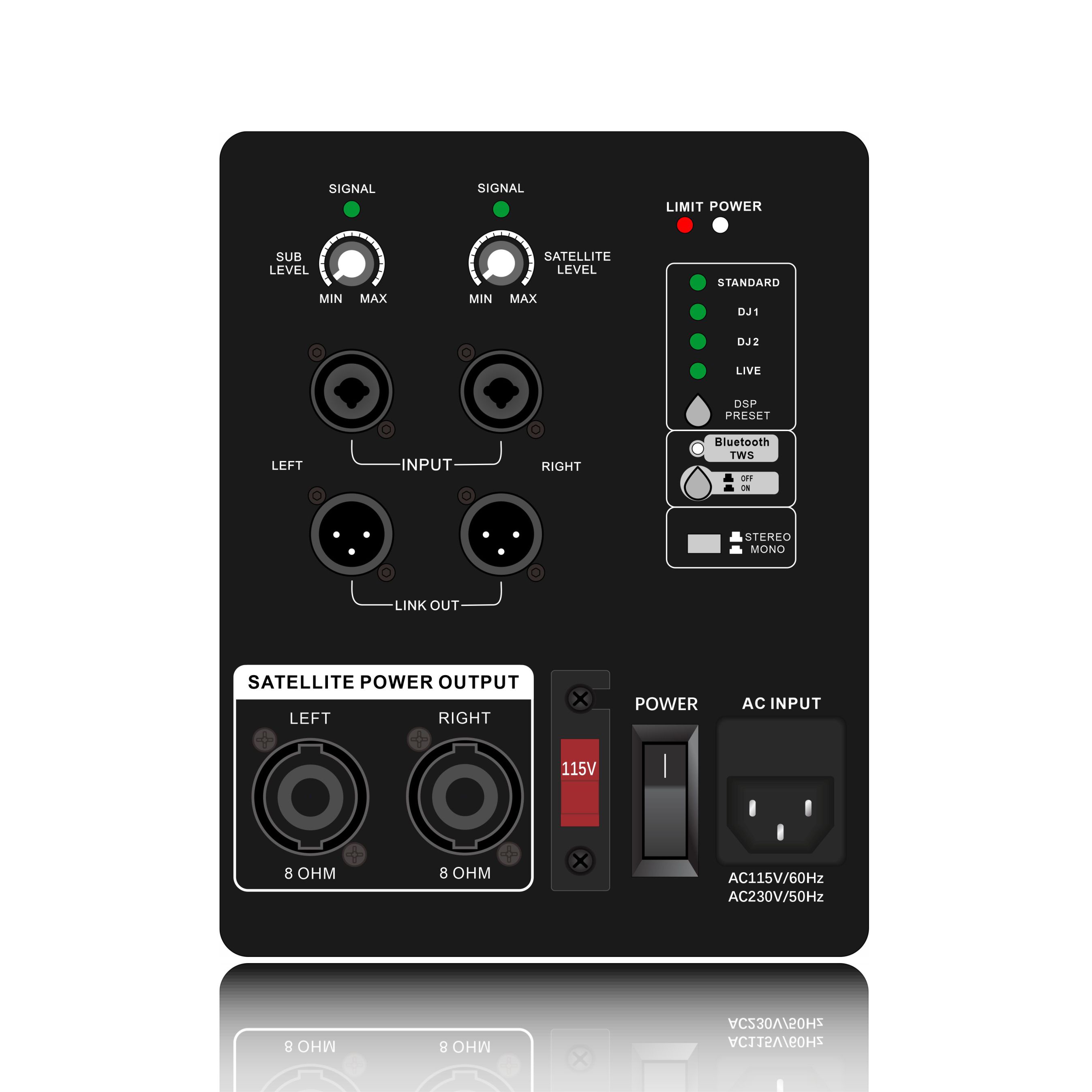 DSP1903 ADAU1701 2.1-Channel DSP Module