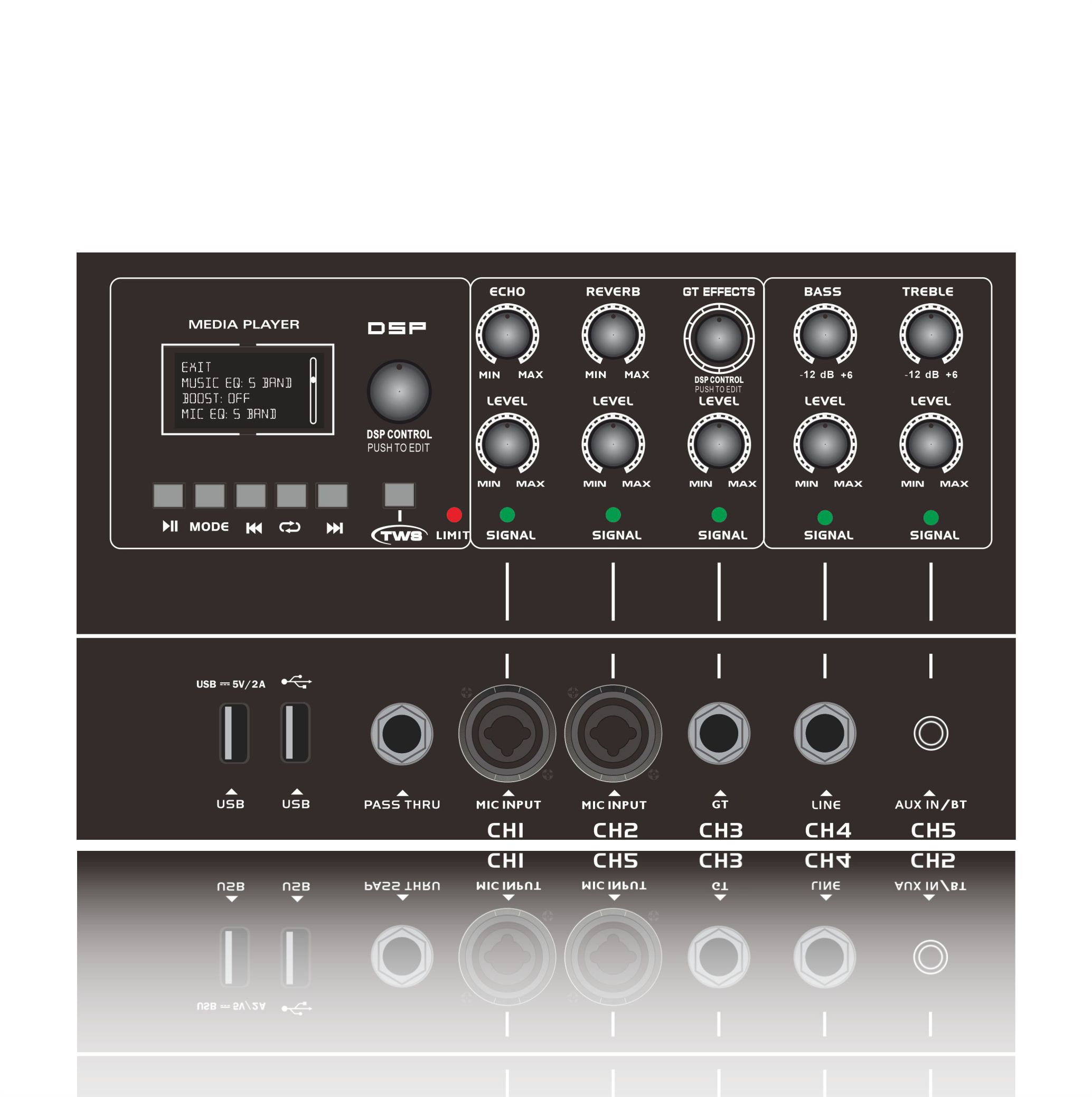 MK12-1.1 Pro Active Line Array výkonový zesilovač