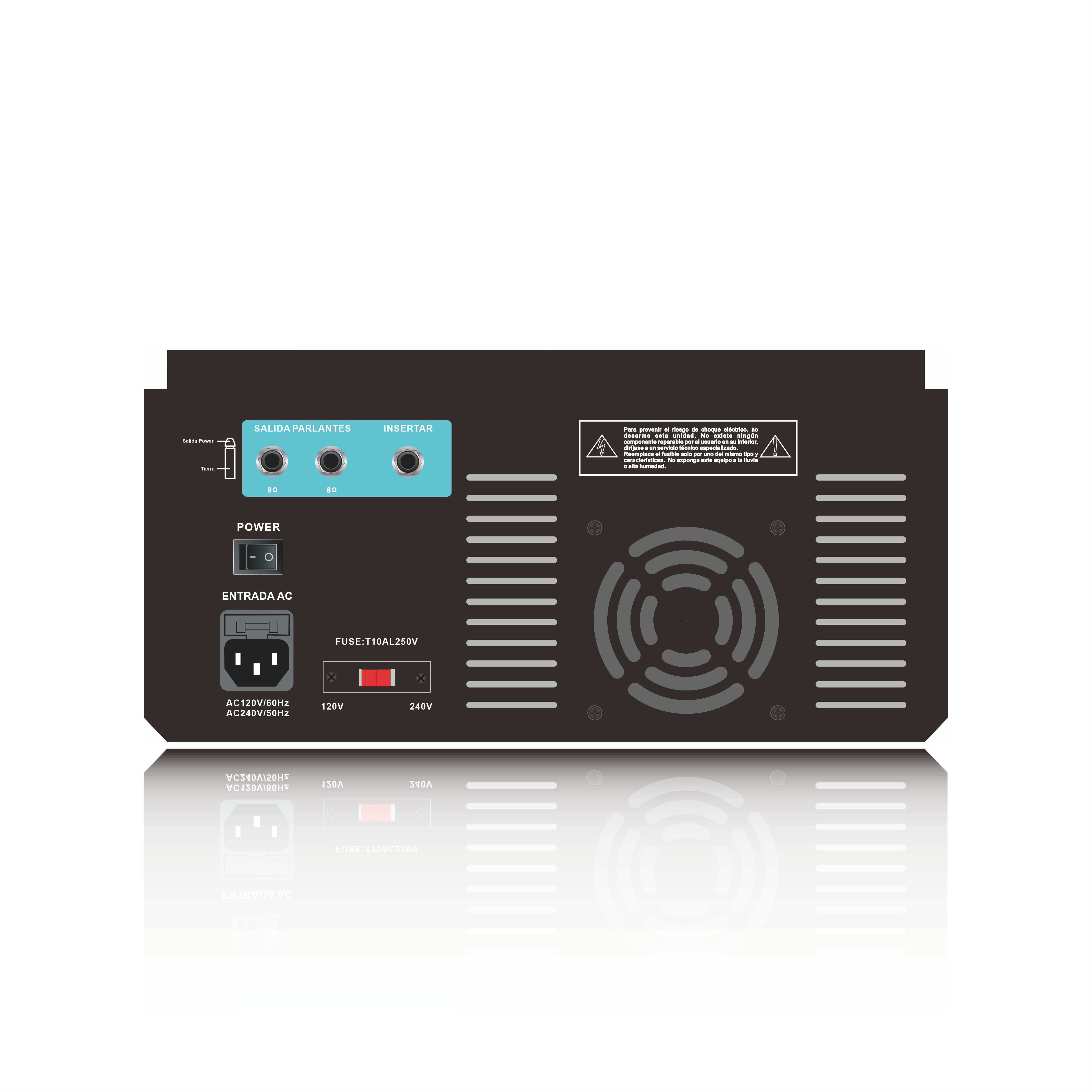 4kanálový Bluetooth Karaoke mixážní zesilovač SB4200