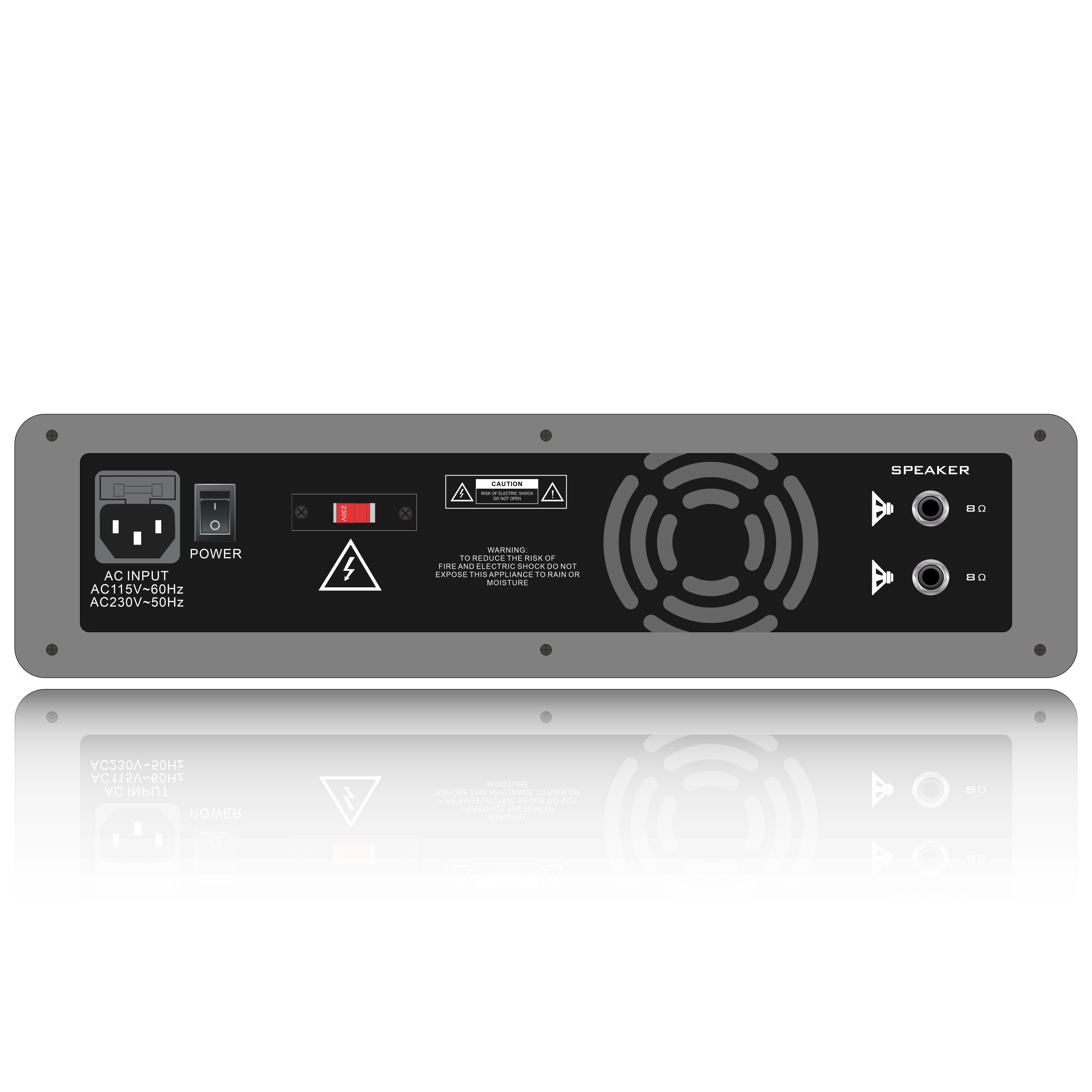 Plastový box Powered PA Head Mixer SD504