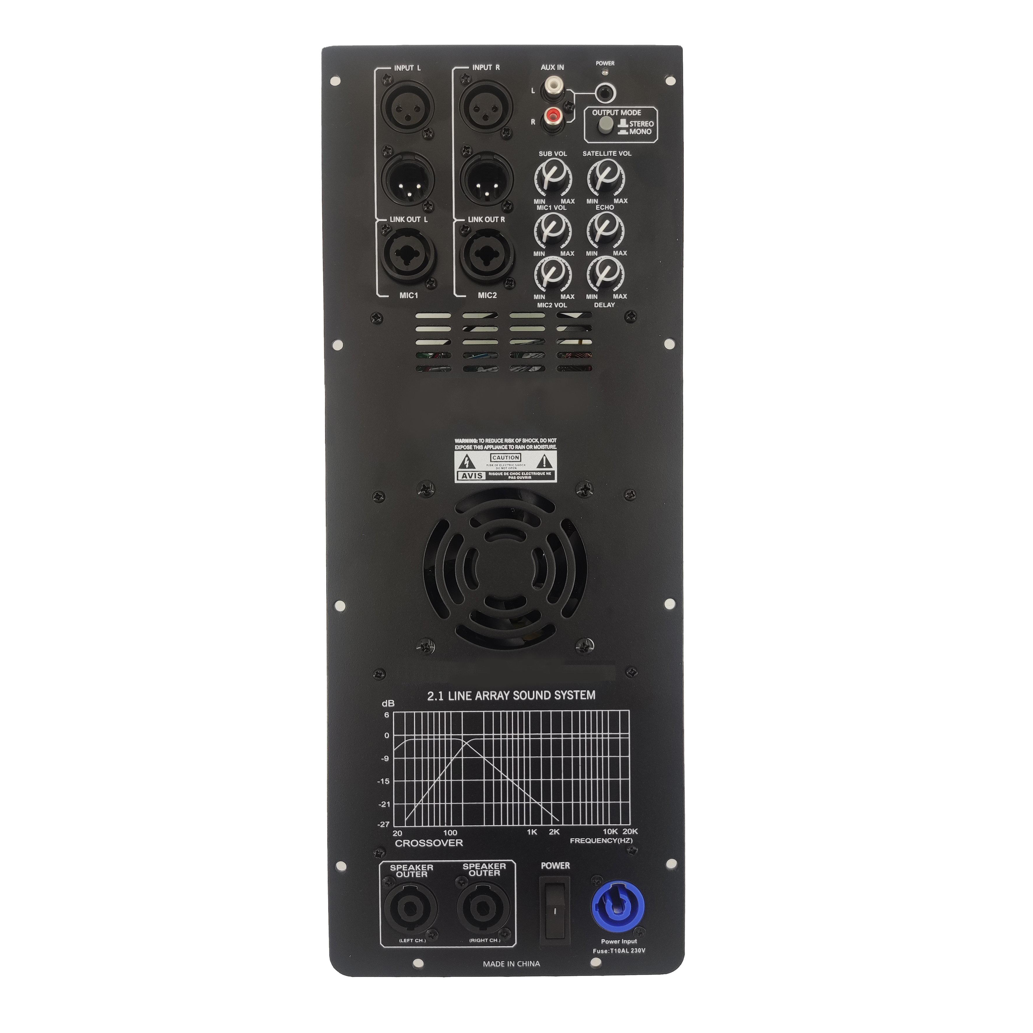 DSP1908-2.1 Pro Active Line Array výkonový zesilovač